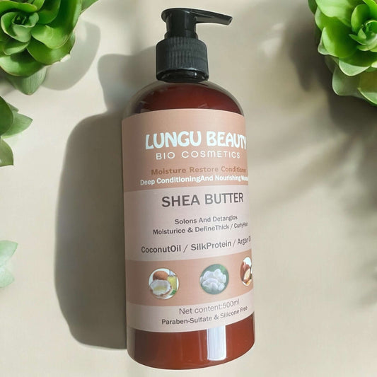 SHEA BUTTER Moisture Restore Conditioner – Feuchtigkeitsversorgung und Frizz-Kontrolle