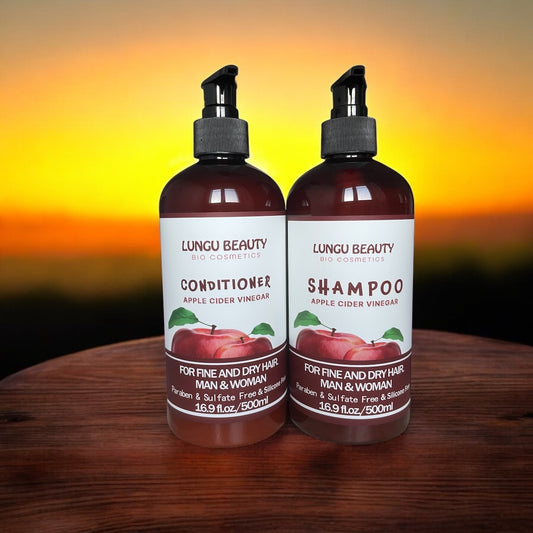 Apfelessig-Shampoo und -Spülung