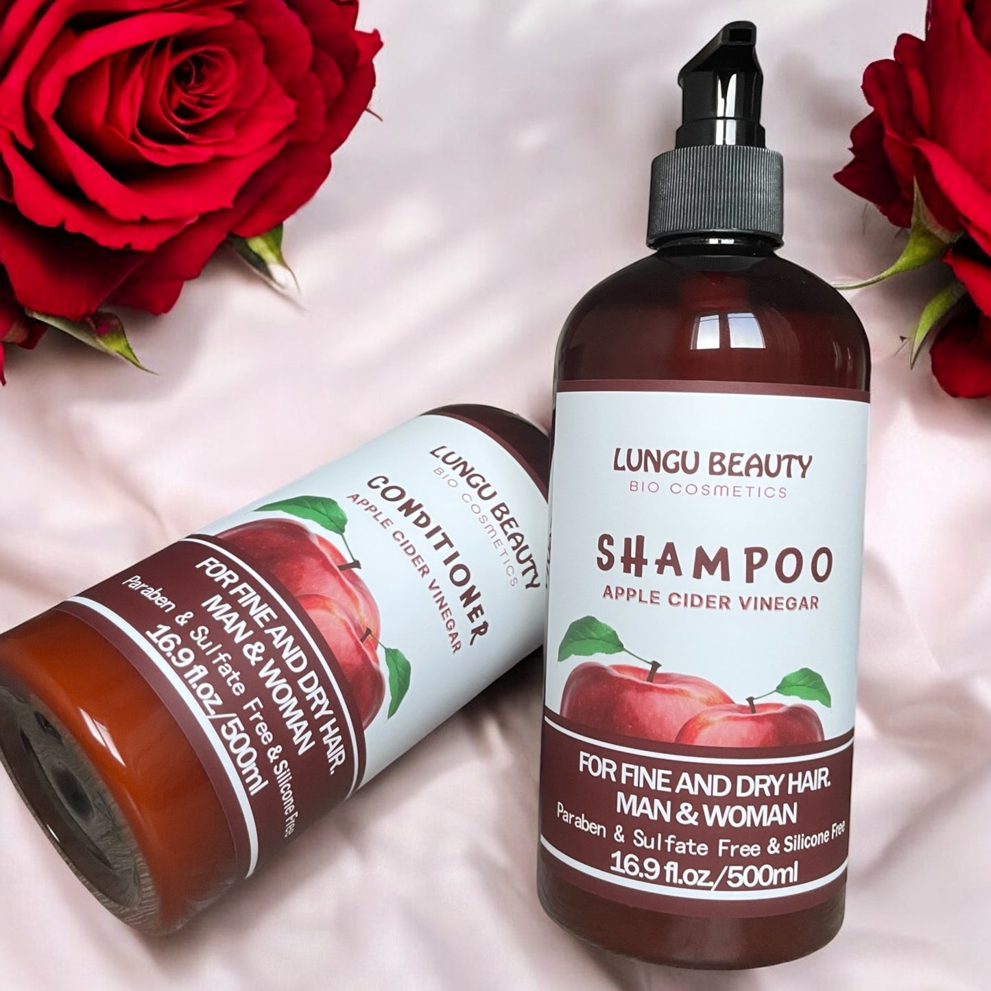 Apfelessig-Shampoo und -Spülung