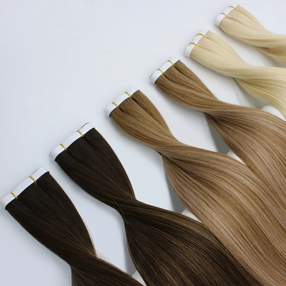 Invisible Tape-In Hair Extensions – 100% Vietnamese Human Hair 100gr