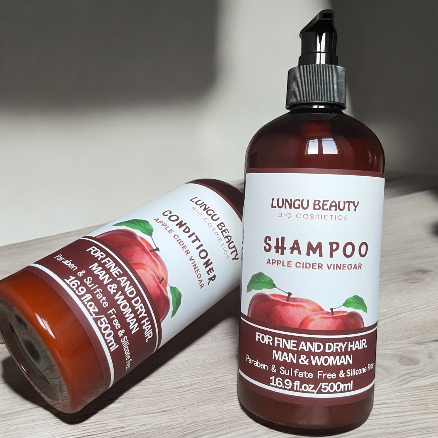 Apfelessig-Shampoo und -Spülung