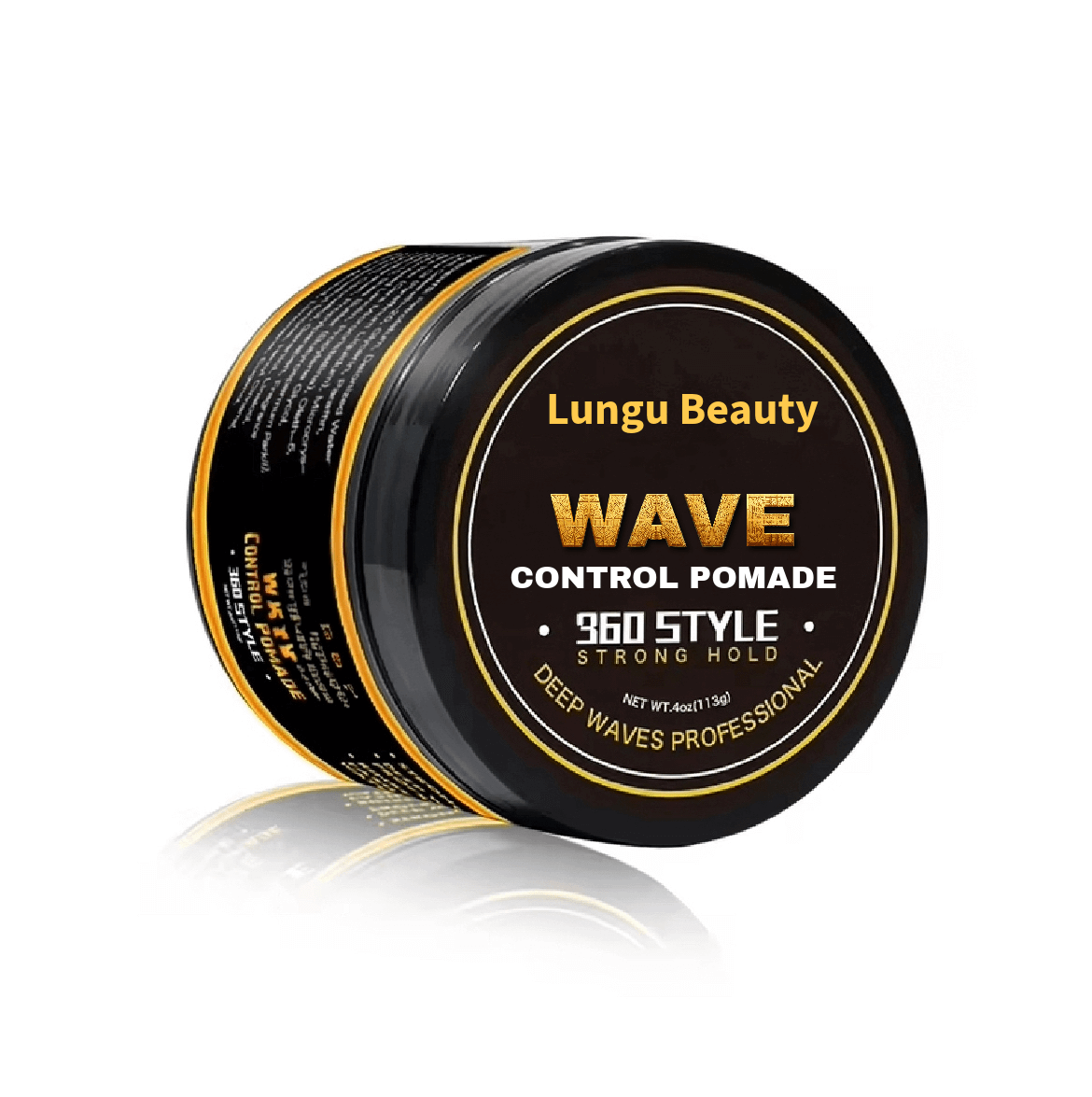 Lungu Beauty Wave Control Pomade 360 Style Strong Hold for deep waves professional styling