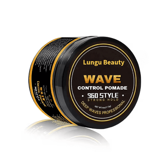 Lungu Beauty Wave Control Pomade 360 Style Strong Hold for deep waves professional styling