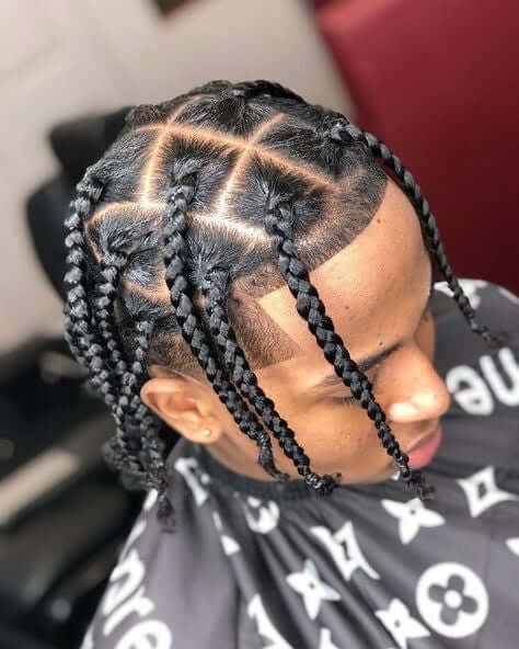 Our Services | Braids & Hair Extensions showcased with stylish braided hairstyle in a salon setting.